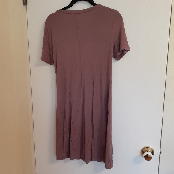 ❤ Garage Blush Mauve Tshirt Dress Size S - Picture 2 of 4